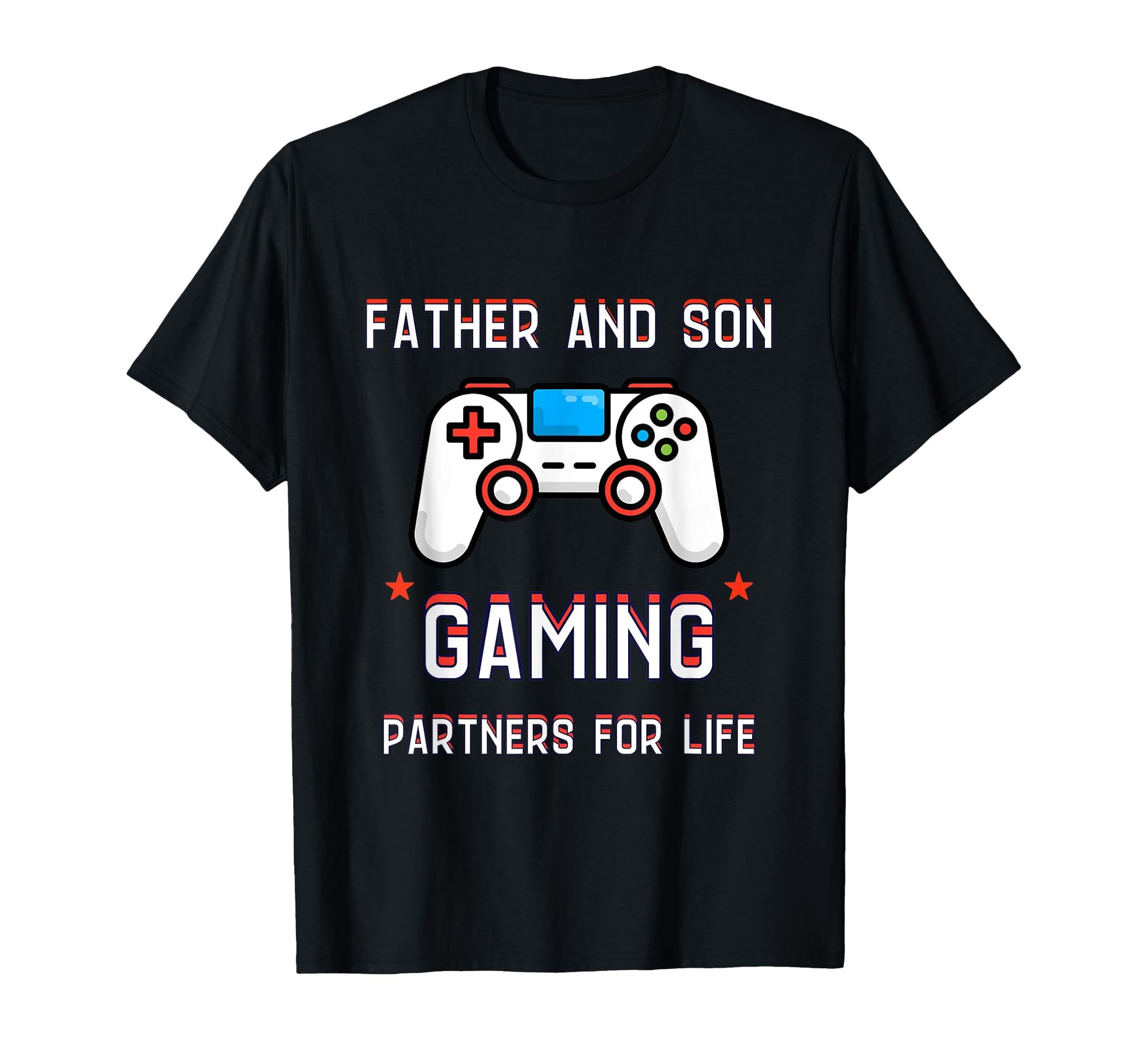 Father And Son Gaming Partners Life T-Shirt - Minimalist Print for Adults - T-Shirt, Sweatshirt, Hoodie