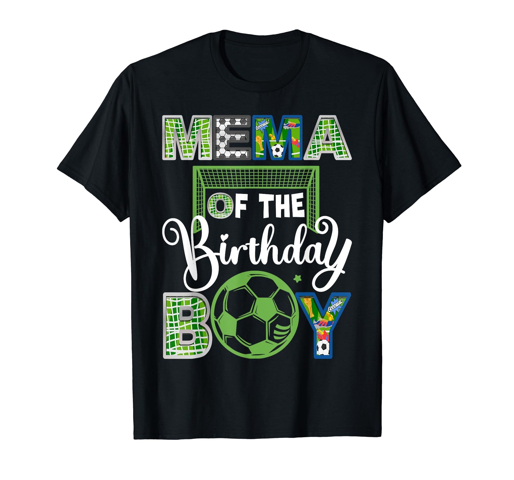 Mema Birthday Soccer Baller Birthday T-Shirt - Unique Graphic Men Women - T-Shirt, Sweatshirt, Hoodie