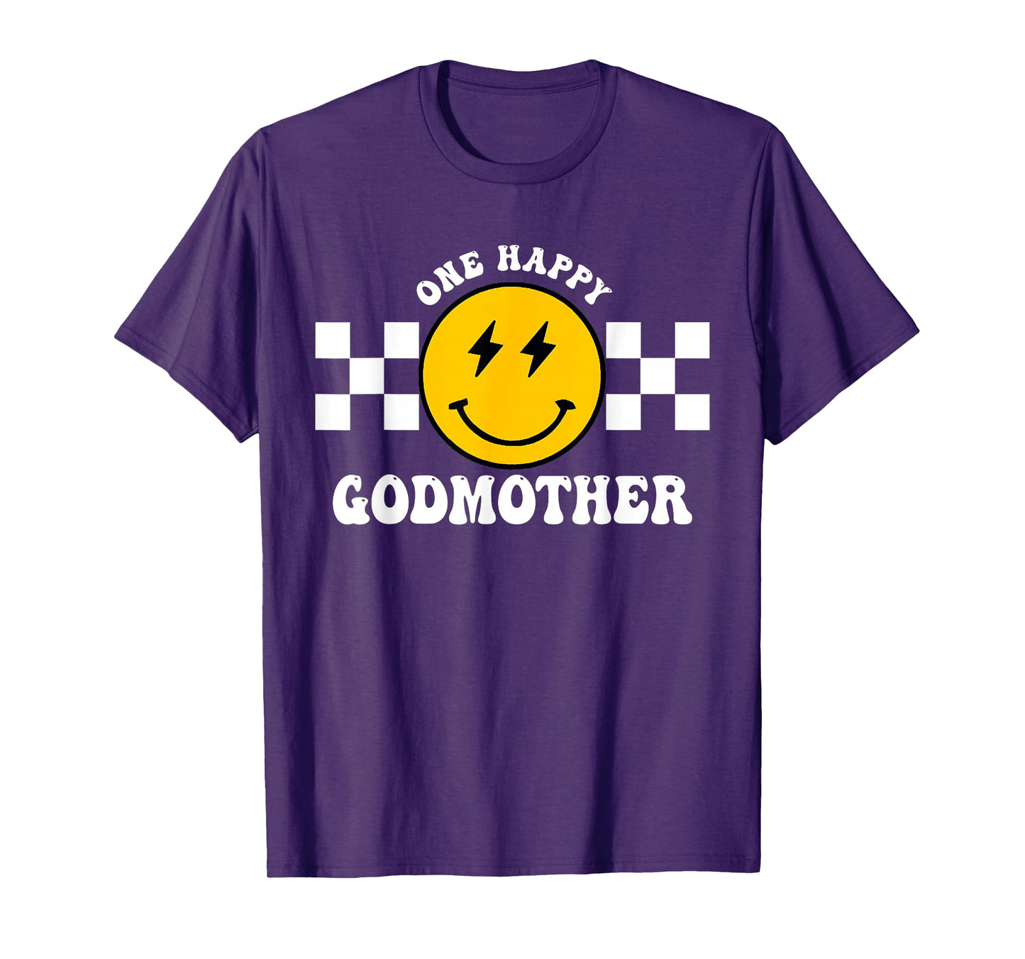 One Happy Dude 1St Birthday One Godmother T-Shirt - Novelty Apparel Unisex - T-Shirt, Sweatshirt, Hoodie