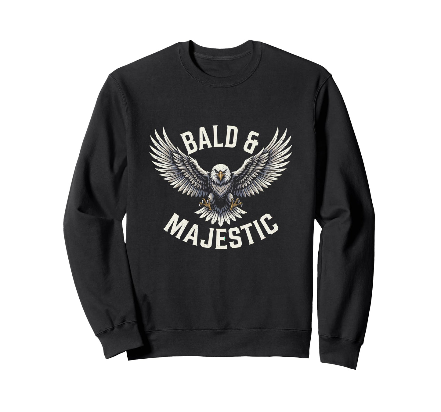 Bald Majestic Sexy Bald Guy Funny Dad Sweatshirt - Trendy Graphic Unisex - T-Shirt, Sweatshirt, Hoodie