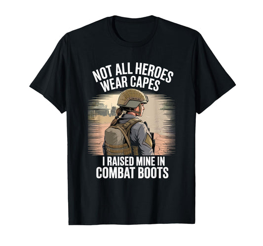 American Combat Boots 4Th July T-Shirt - Aesthetic Graphic for Adults - T-Shirt, Sweatshirt, Hoodie