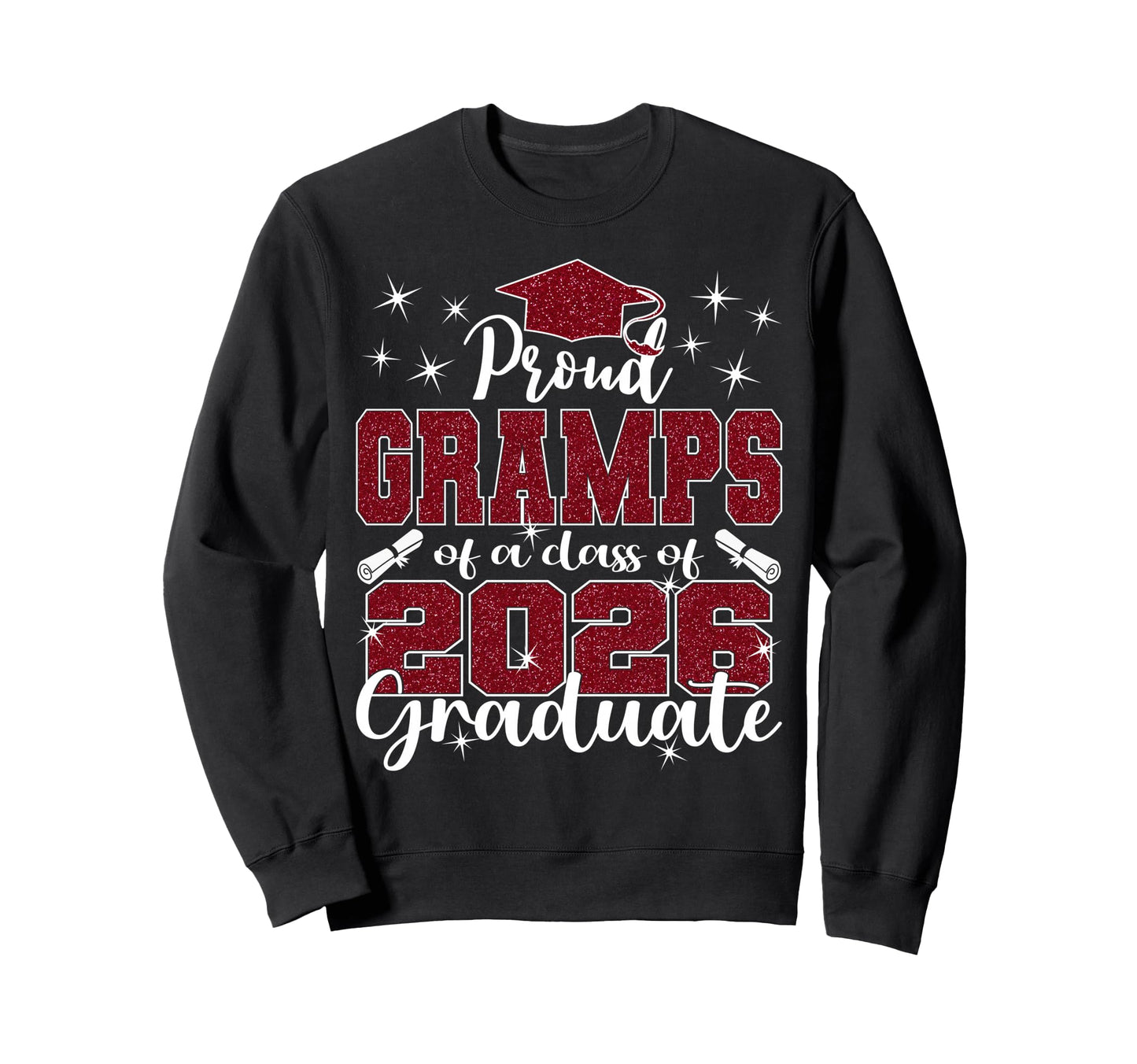 Super Proud Gramps 2026 Sweatshirt - Fun Novelty Design for Adults - T-Shirt, Sweatshirt, Hoodie