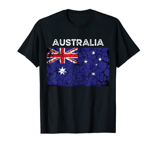 Australia Australian Flag Pride T-Shirt - Minimalist Print Men Women - T-Shirt, Sweatshirt, Hoodie
