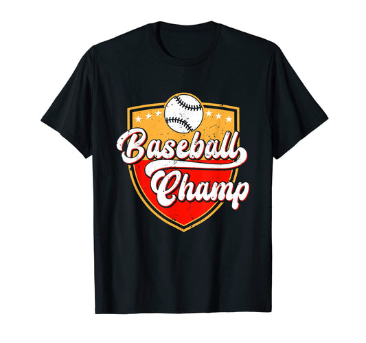 Baseball Champ Baseball Player T-Shirt - Casual Everyday Wear for Adults - T-Shirt, Sweatshirt, Hoodie