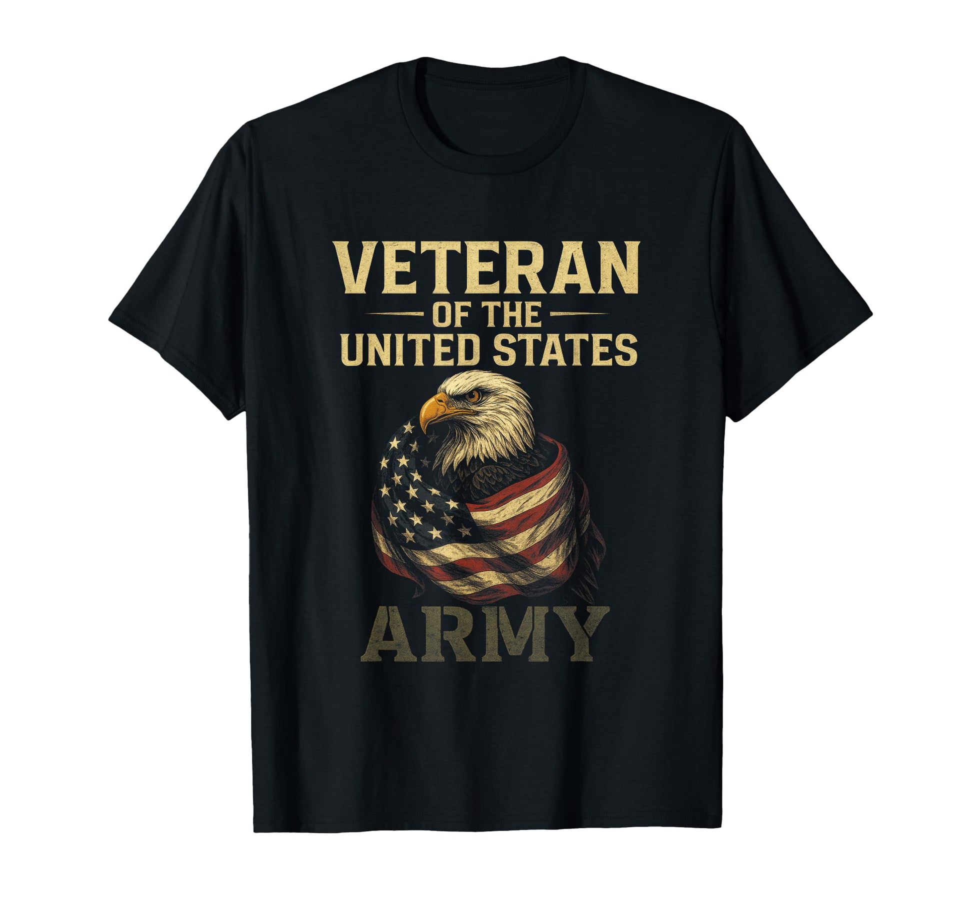 Veteran United States Army Patriotic T-Shirt - Novelty Apparel for Adults - T-Shirt, Sweatshirt, Hoodie