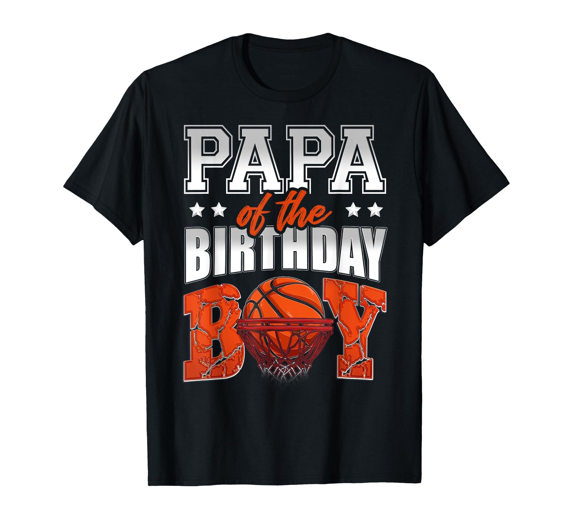 Papa Birthday Basketball Family T-Shirt - Casual Everyday Wear Men Women - T-Shirt, Sweatshirt, Hoodie