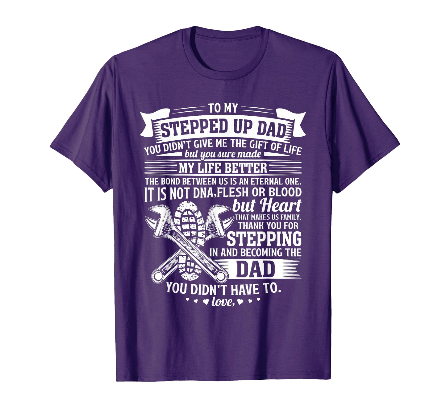 Mechanic Stepdad Fathers Day T-Shirt - Aesthetic Graphic for Adults - T-Shirt, Sweatshirt, Hoodie