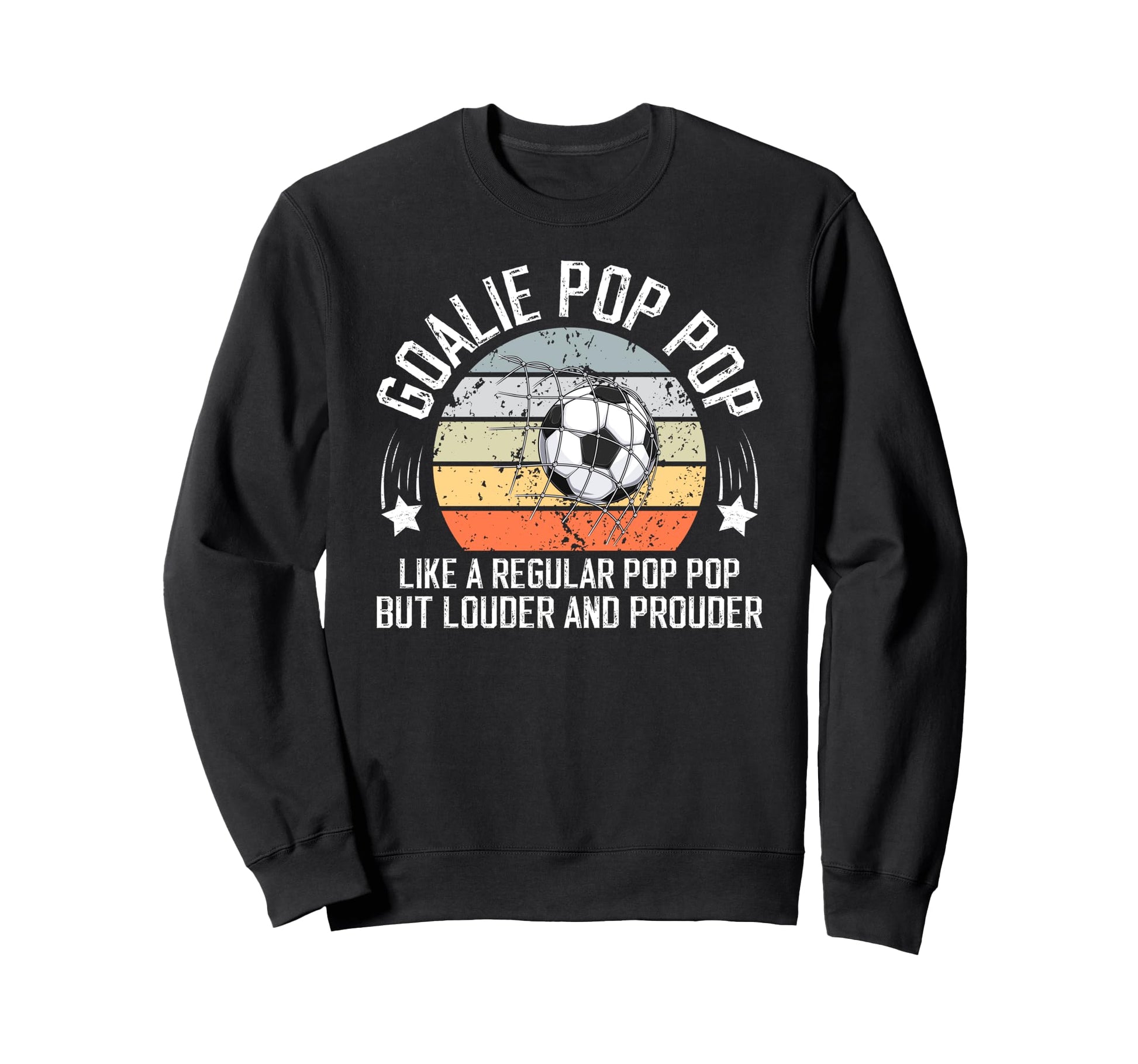 Soccer Goalie Pop Pop Definition Sweatshirt - Minimalist Print for Adults - T-Shirt, Sweatshirt, Hoodie
