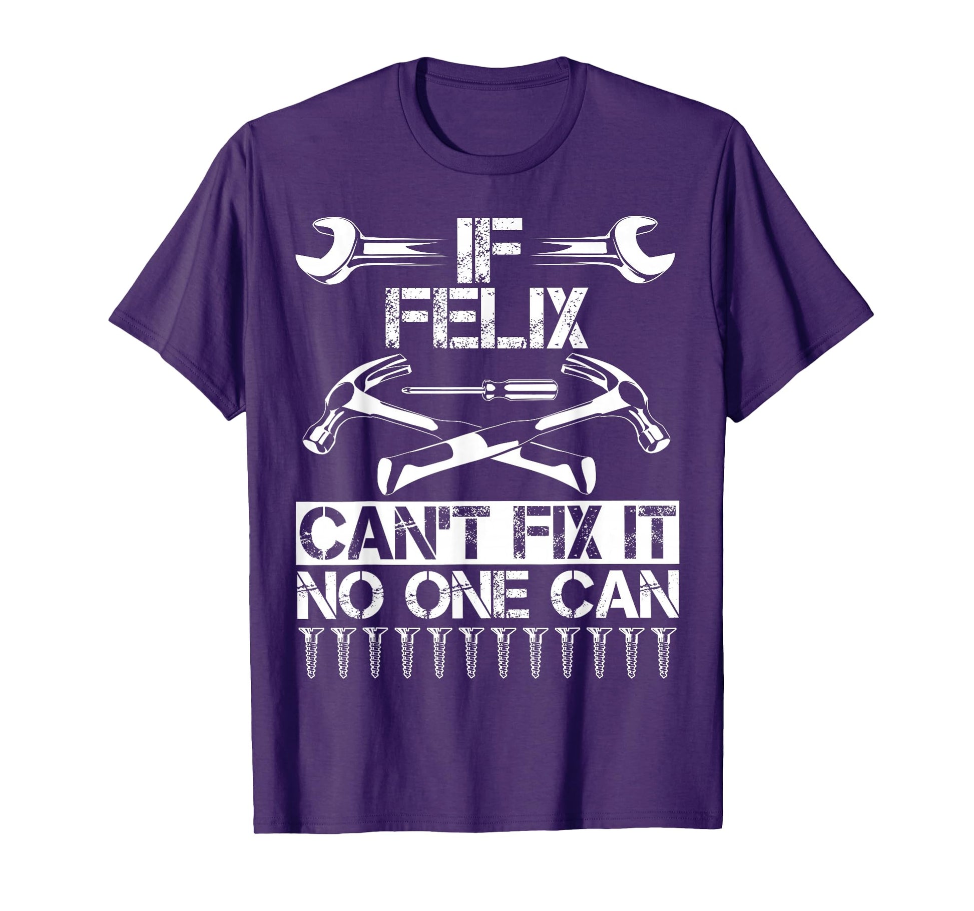 Felix Fix It Funny Birthday Personalised T-Shirt - Custom Art Print Unisex - T-Shirt, Sweatshirt, Hoodie