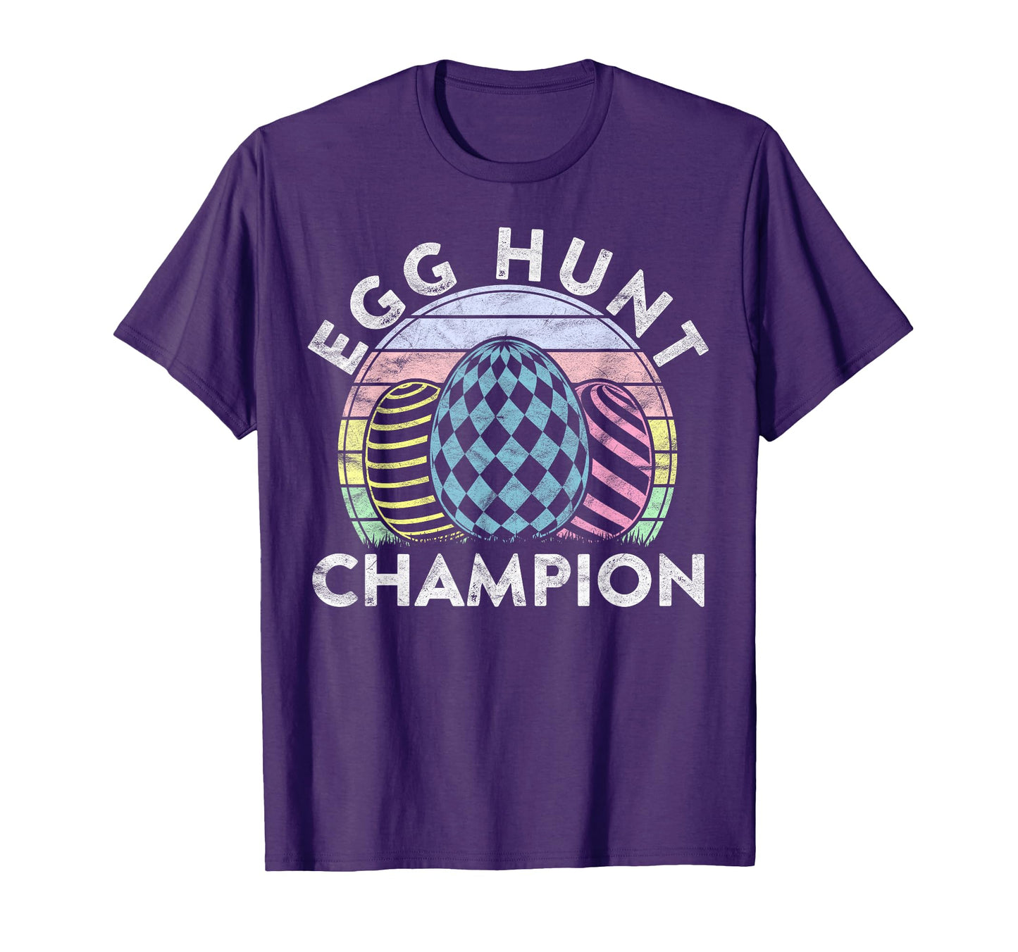 Egg Hunt Champion Sunset Gift Eggs T-Shirt - Aesthetic Graphic Unisex - T-Shirt, Sweatshirt, Hoodie