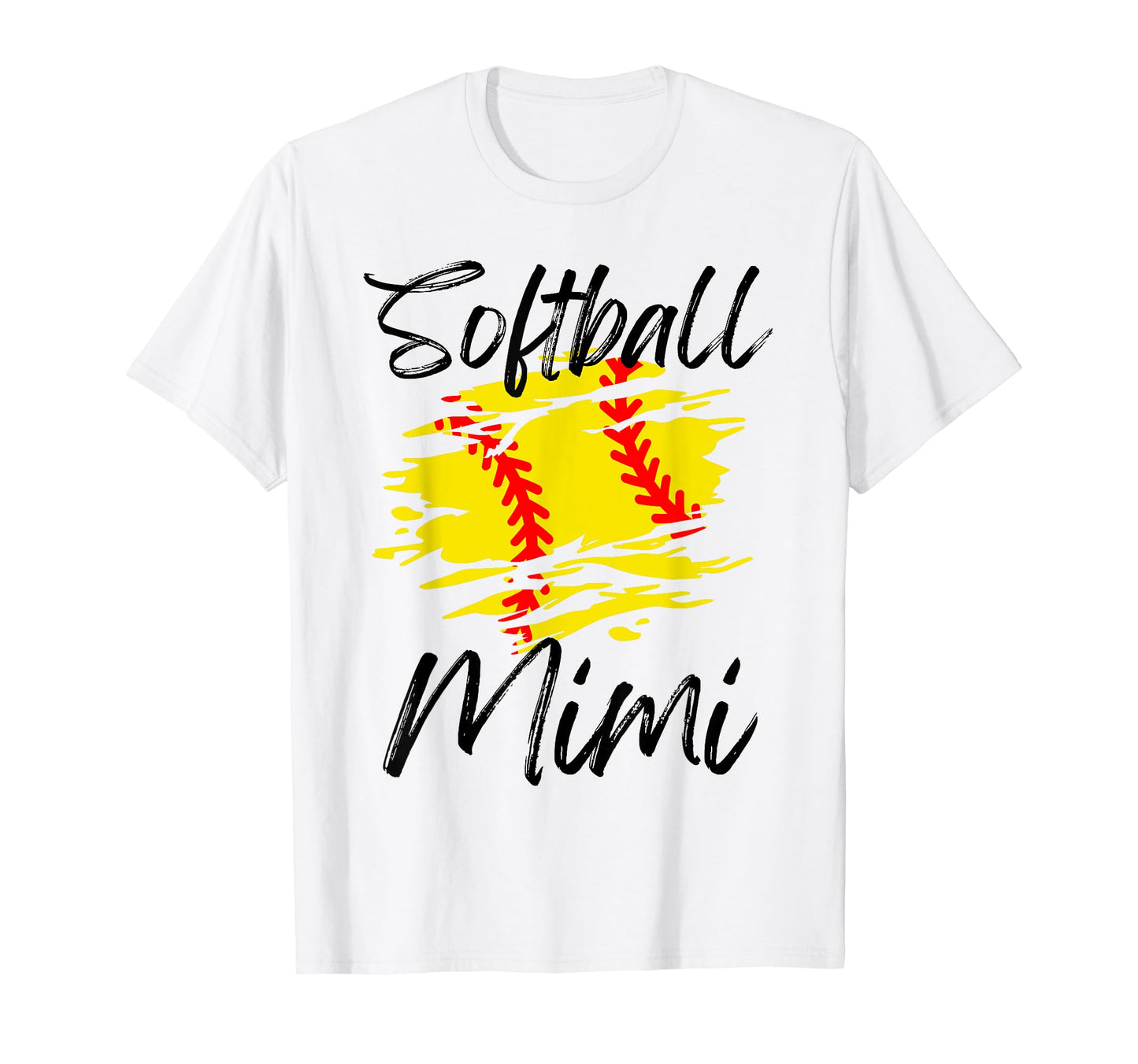 Softball Mimi Funny Ball Mom Softball T-Shirt - Custom Art Print Men Women - T-Shirt, Sweatshirt, Hoodie