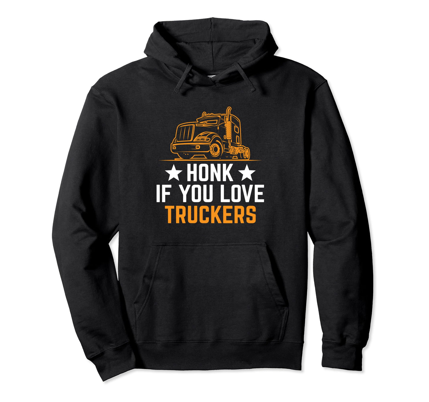Trucker Driving Dad Trucker Father Hoodie - Fun Novelty Design Men Women - T-Shirt, Sweatshirt, Hoodie