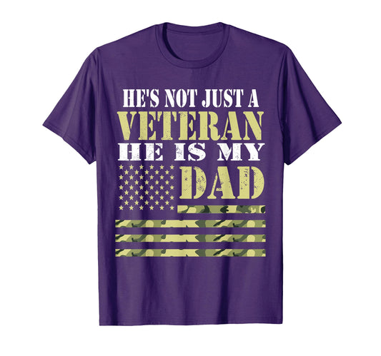 Army Veteran Proud Veteran Dad From T-Shirt - Fun Novelty Design Unisex - T-Shirt, Sweatshirt, Hoodie