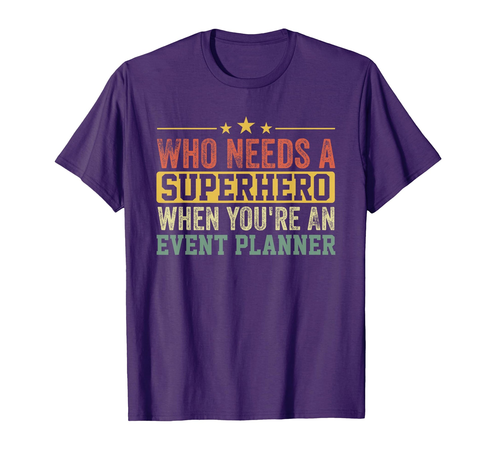 Funny Event Planner Superhero Dad T-Shirt - Minimalist Print Unisex - T-Shirt, Sweatshirt, Hoodie