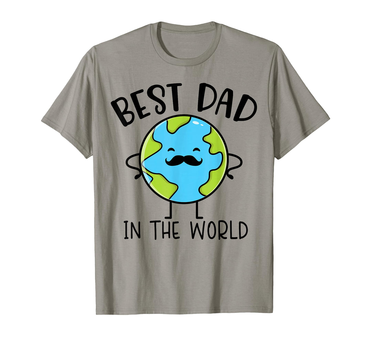 Best Dad World Earth Surprise T-Shirt - Fun Novelty Design for Adults - T-Shirt, Sweatshirt, Hoodie