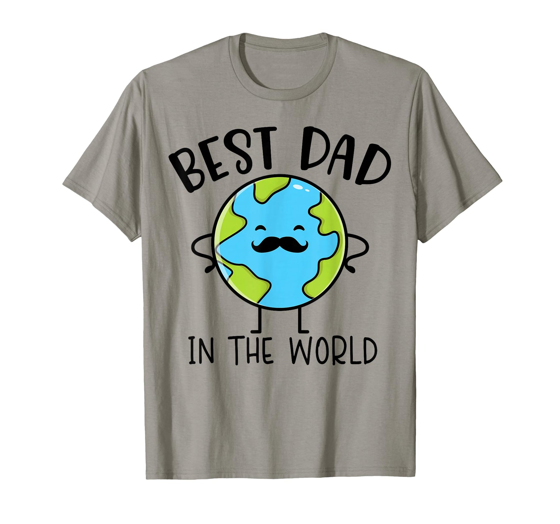 Best Dad World Earth Surprise T-Shirt - Fun Novelty Design for Adults - T-Shirt, Sweatshirt, Hoodie