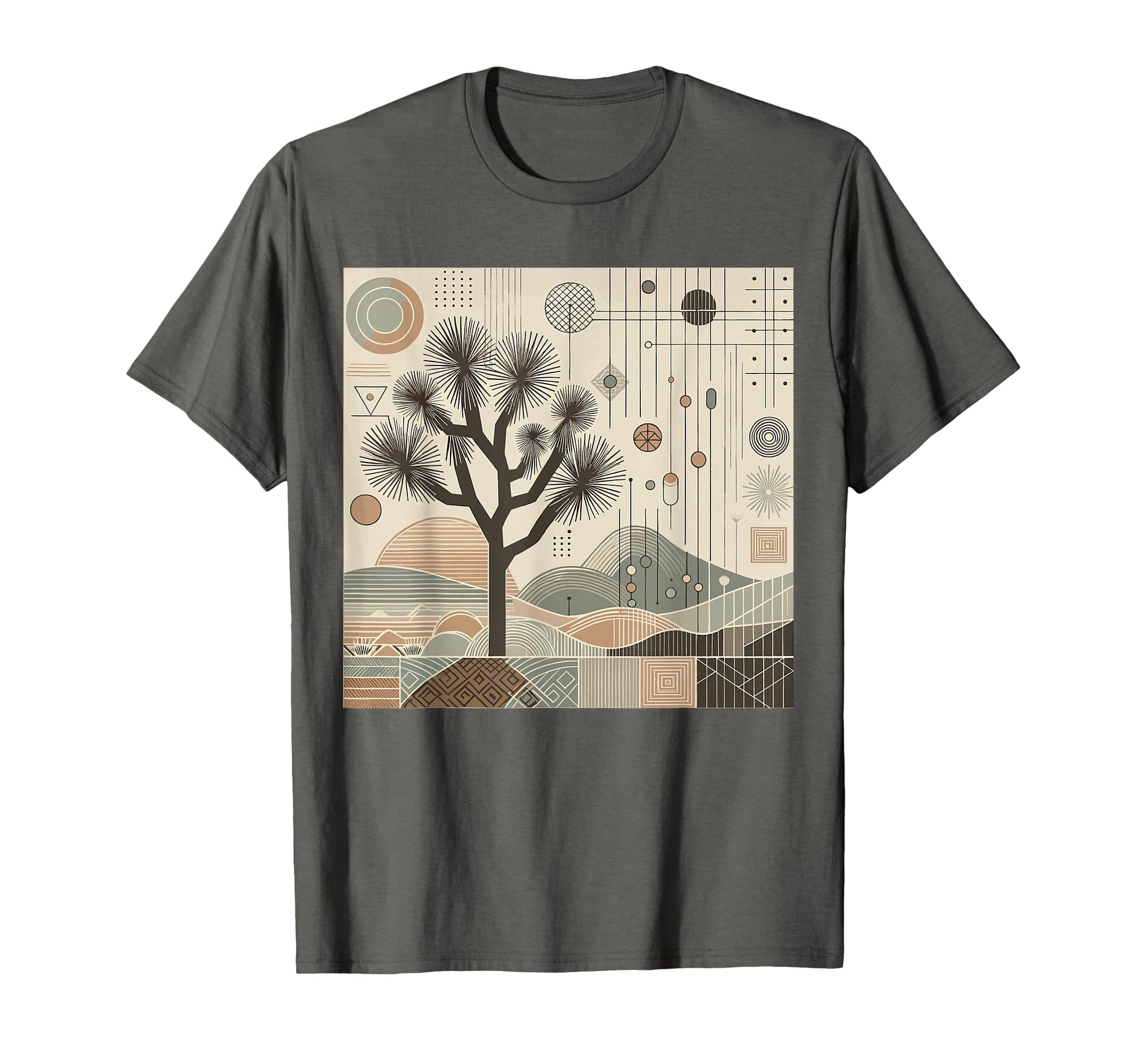 Joshua Tree National Park Line Art T-Shirt - Aesthetic Graphic for Adults - T-Shirt, Sweatshirt, Hoodie