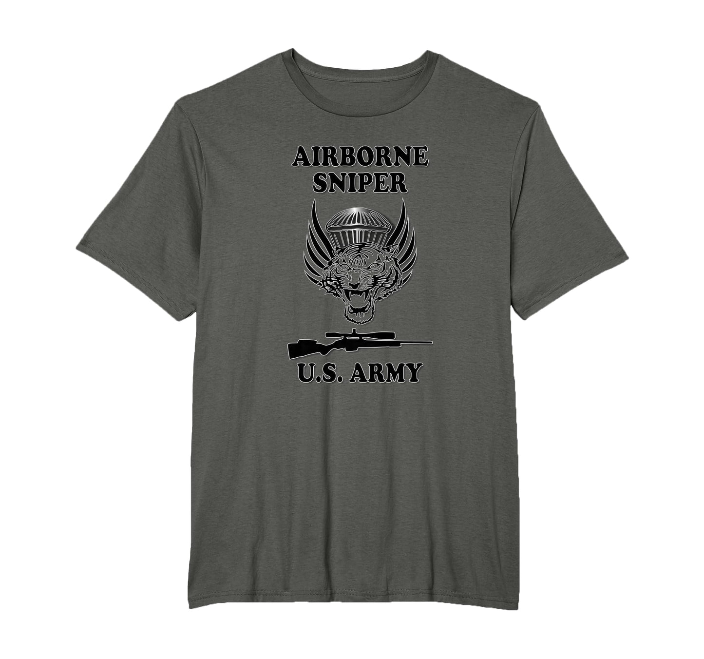 U S Army Airborne Sniper T-Shirt - Aesthetic Graphic Unisex - T-Shirt, Sweatshirt, Hoodie