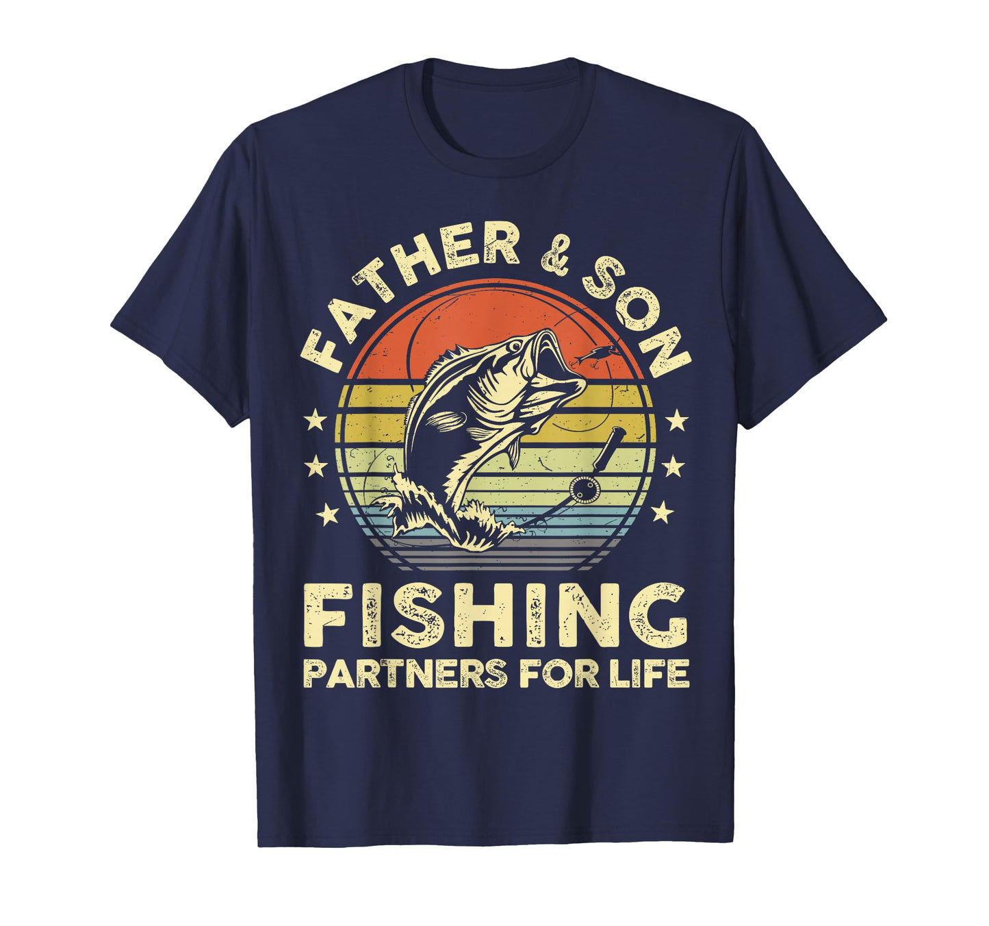 Father Son Matching Fishing Funny Bass T-Shirt - Trendy Graphic Unisex - T-Shirt, Sweatshirt, Hoodie