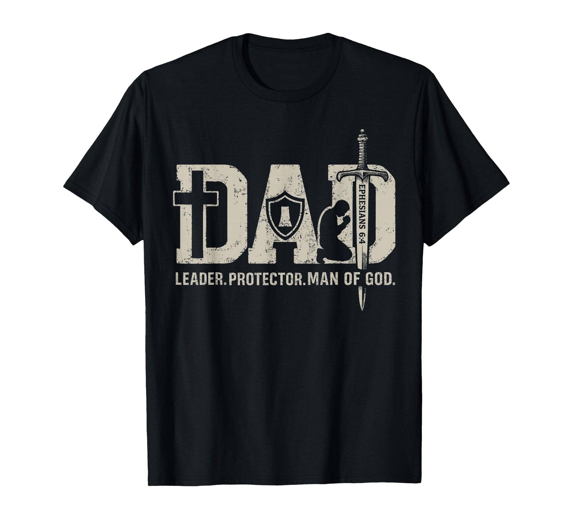 God Husband Dad Christian Dad Fathers T-Shirt - Trendy Graphic for Adults - T-Shirt, Sweatshirt, Hoodie