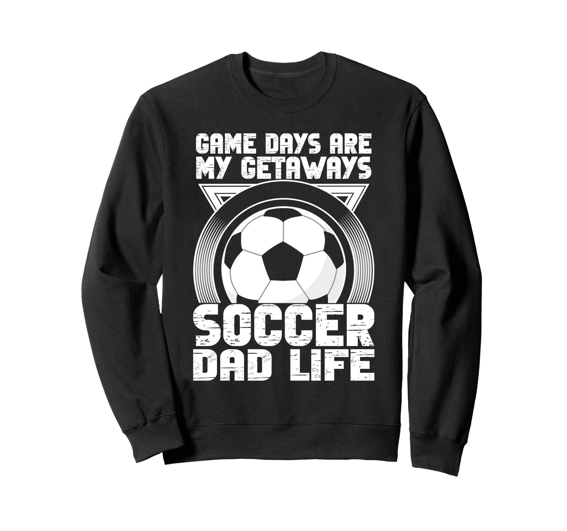 Game Days Are My Getaways Soccer Sweatshirt - Minimalist Print for Adults - T-Shirt, Sweatshirt, Hoodie