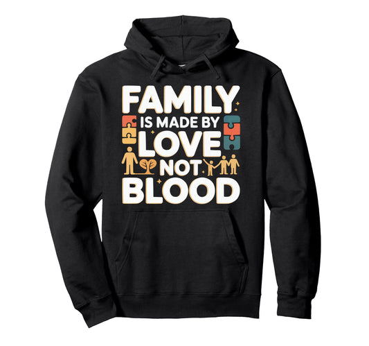Adoptive Dad Adoption Fathers Day Adopting Hoodie - Trendy Graphic Unisex - T-Shirt, Sweatshirt, Hoodie