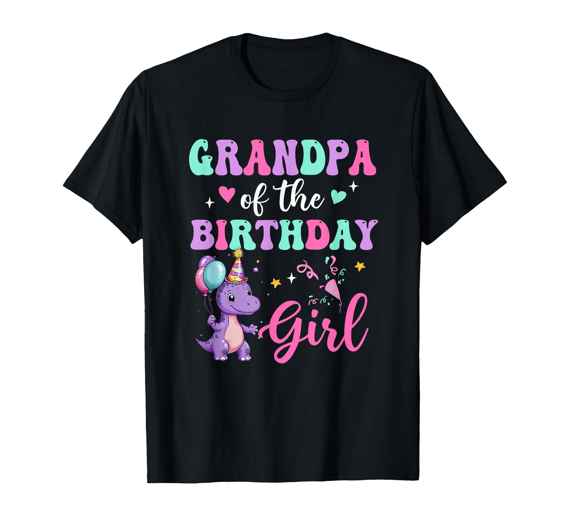 Grandpa Birthday Dinosaur T Rex T-Shirt - Custom Art Print for Adults - T-Shirt, Sweatshirt, Hoodie