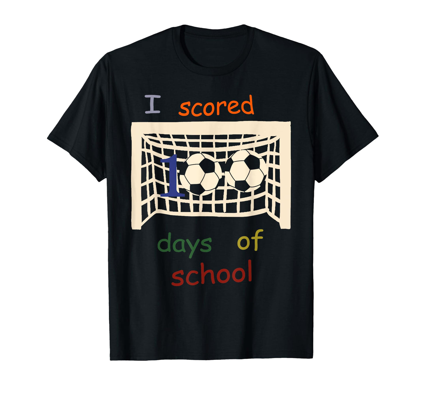 100 Days School Soccer 100Th Day Gifts T-Shirt - Aesthetic Graphic Unisex - T-Shirt, Sweatshirt, Hoodie