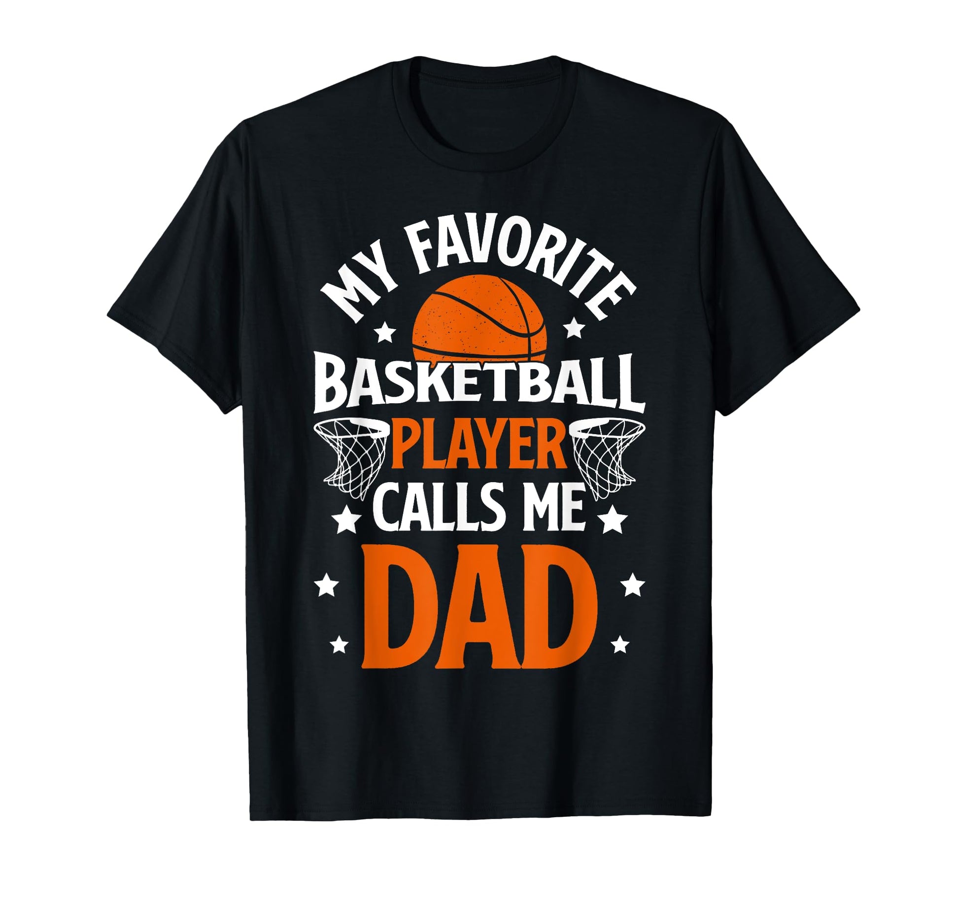 My Favorite Basketball Player Dad T-Shirt - Minimalist Print Men Women - T-Shirt, Sweatshirt, Hoodie