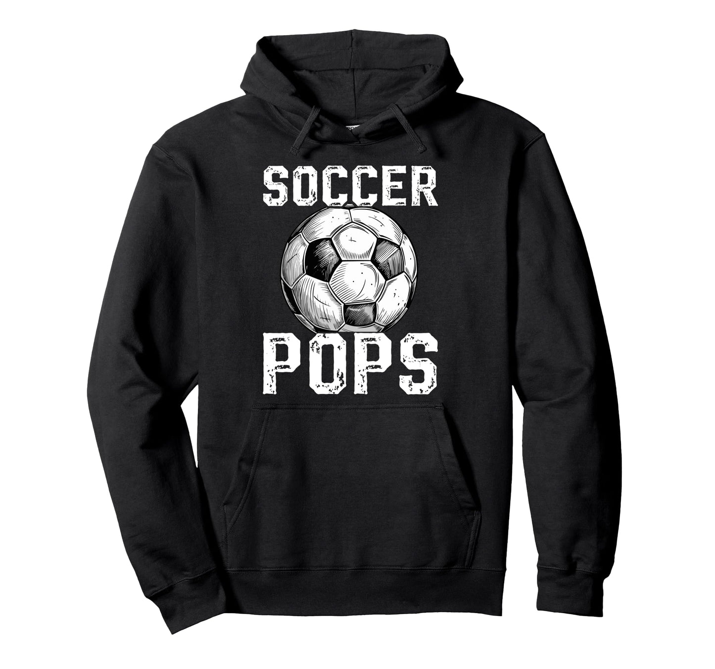 Soccer Pops Grandpa Pops Soccer Hoodie - Minimalist Print for Adults - T-Shirt, Sweatshirt, Hoodie