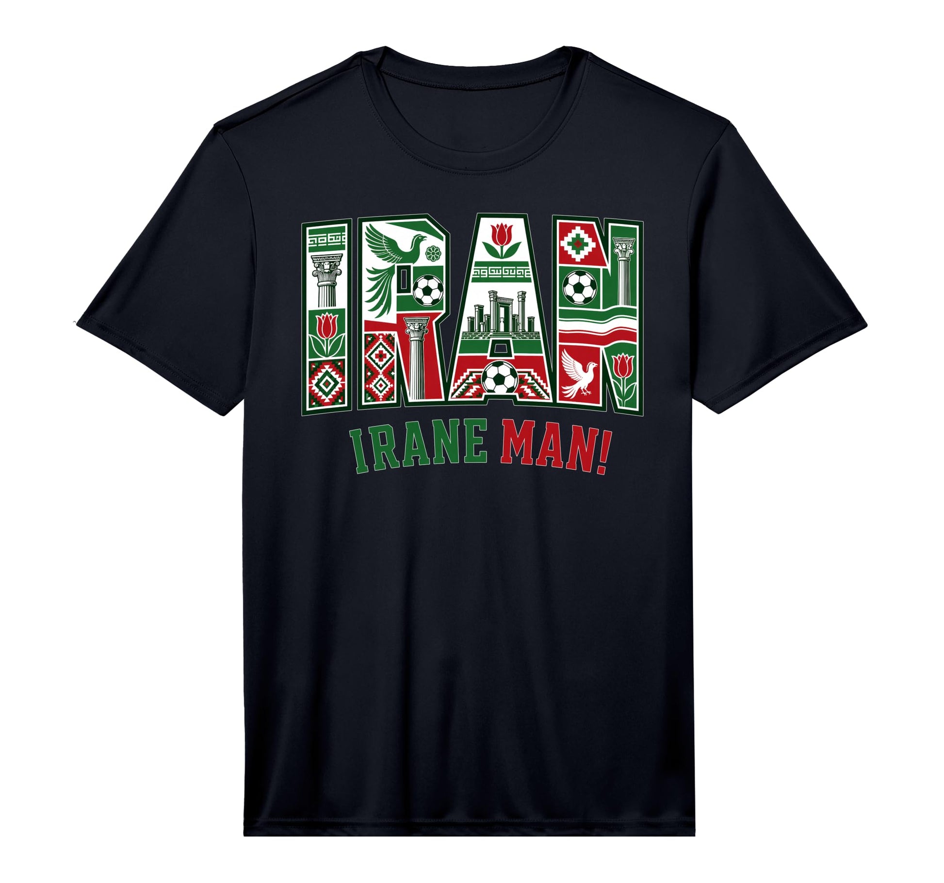 Iran Soccer 2026 Iranian Fans T-Shirt - Casual Everyday Wear Men Women - T-Shirt, Sweatshirt, Hoodie