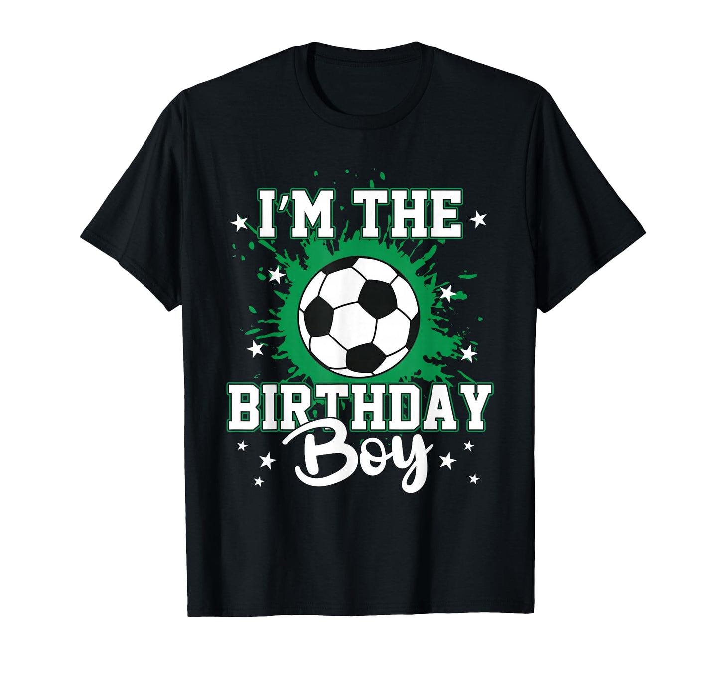 Soccer Ball Sports Birthday Party Im T-Shirt - Graphic Print Unisex - T-Shirt, Sweatshirt, Hoodie