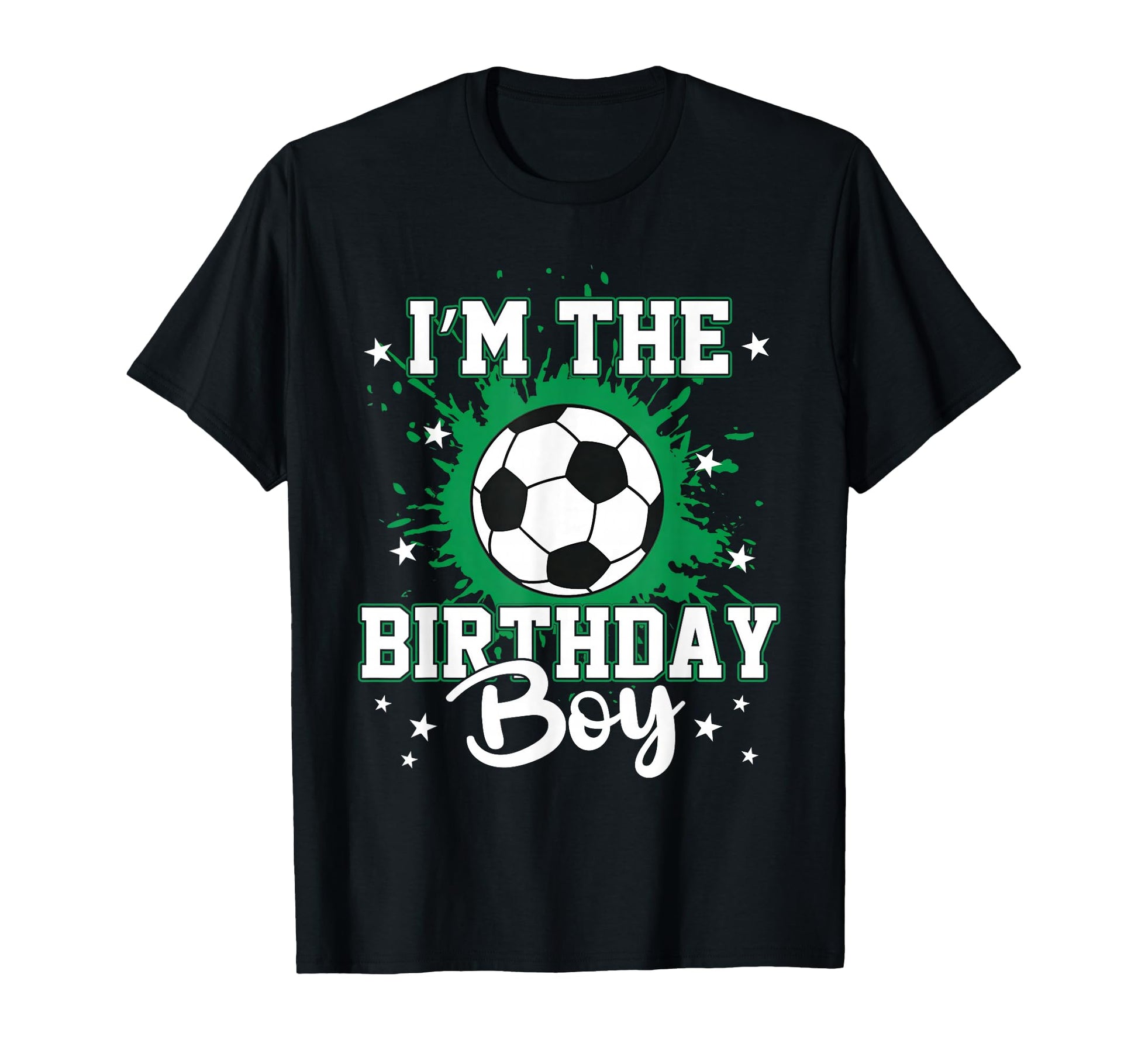 Soccer Ball Sports Birthday Party Im T-Shirt - Graphic Print Unisex - T-Shirt, Sweatshirt, Hoodie