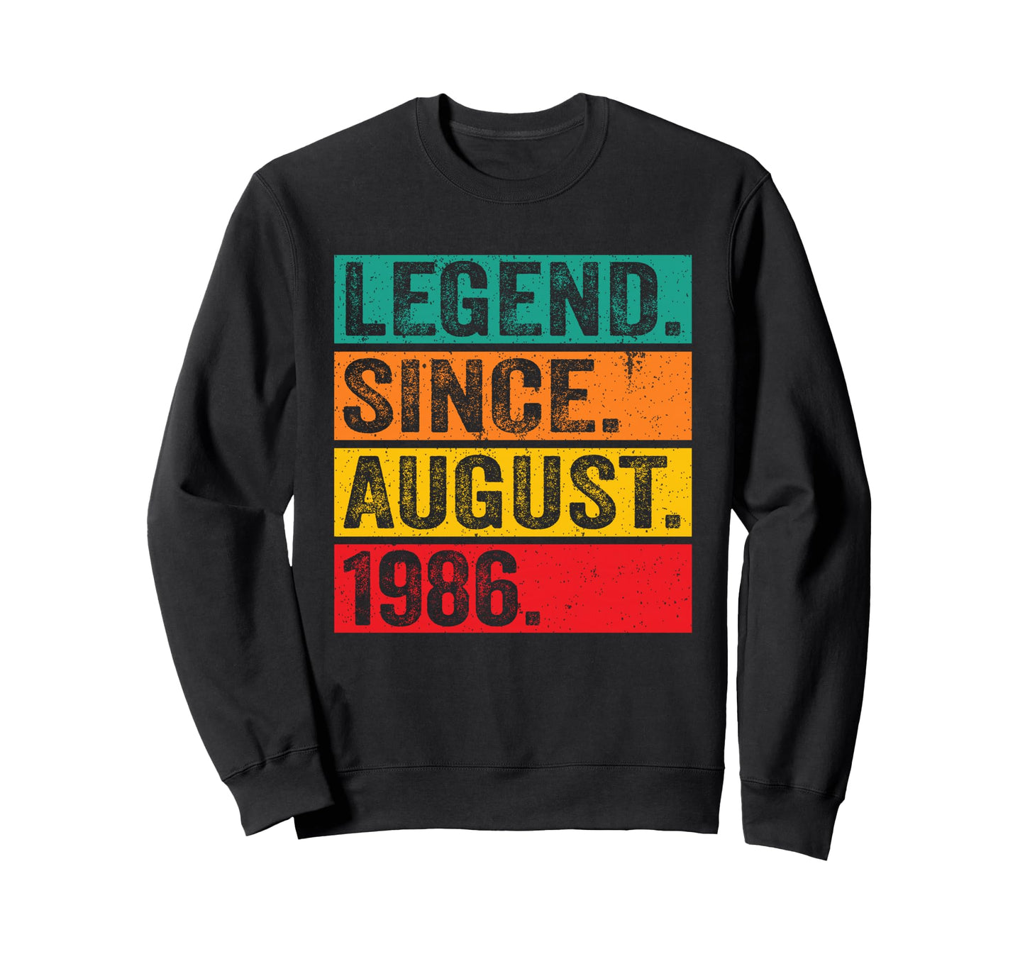 Legend Since August 1986 40Th Sweatshirt - Novelty Apparel Men Women - T-Shirt, Sweatshirt, Hoodie