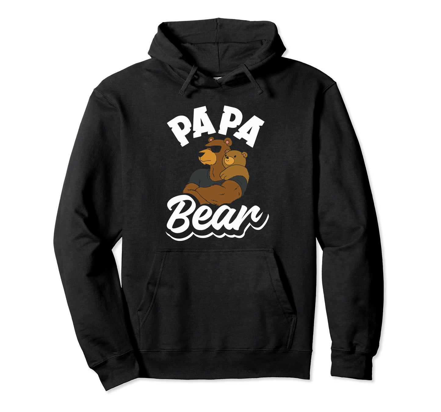 Papa Bear Fathers Day Family Matching Hoodie - Streetwear Style Men Women - T-Shirt, Sweatshirt, Hoodie