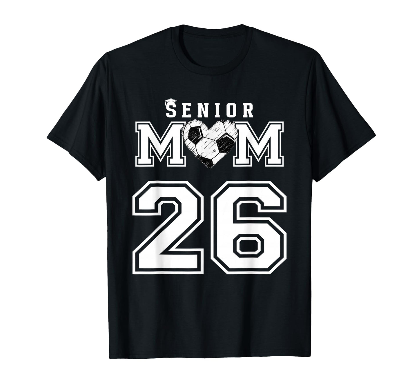 Proud Senior Soccer Mom Custom Jersey T-Shirt - Graphic Print Men Women - T-Shirt, Sweatshirt, Hoodie