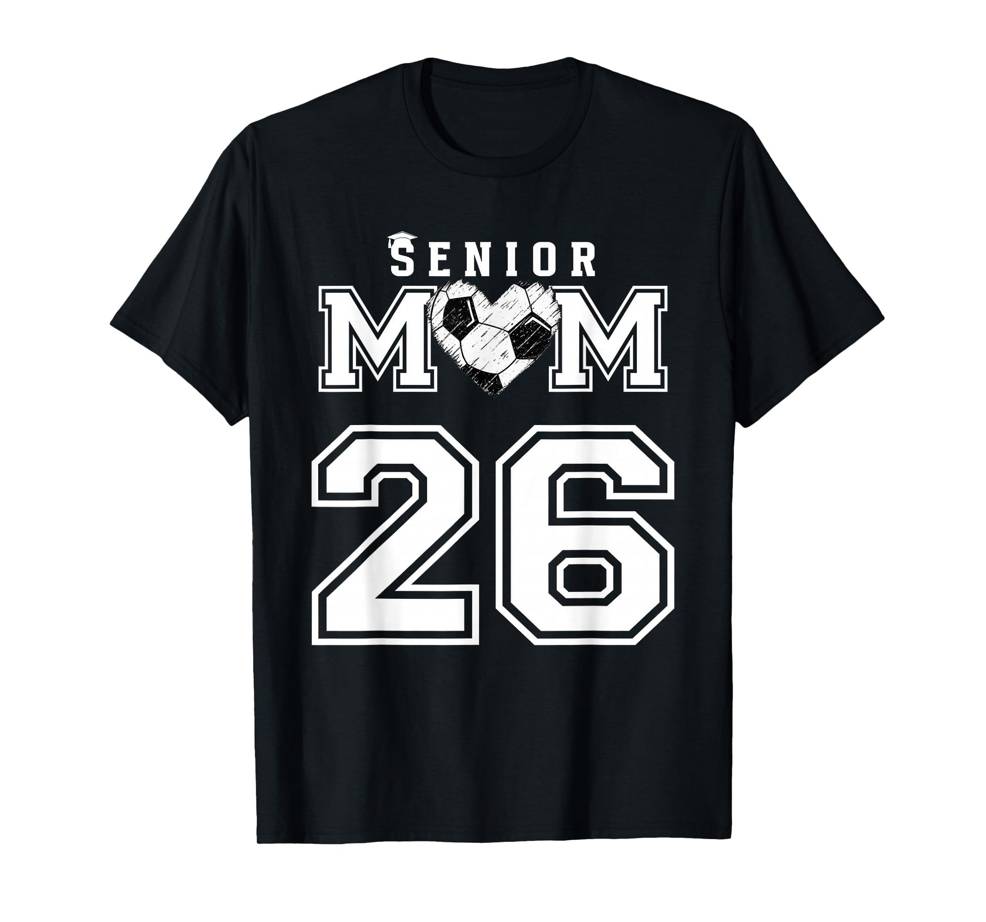Proud Senior Soccer Mom Custom Jersey T-Shirt - Graphic Print Men Women - T-Shirt, Sweatshirt, Hoodie