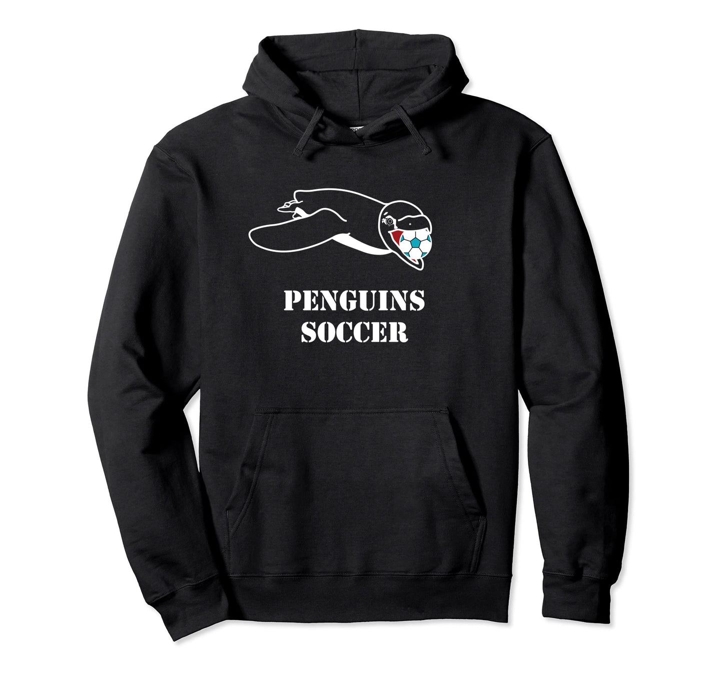 Penguins Soccer Hoodie - Custom Art Print Men Women - T-Shirt, Sweatshirt, Hoodie