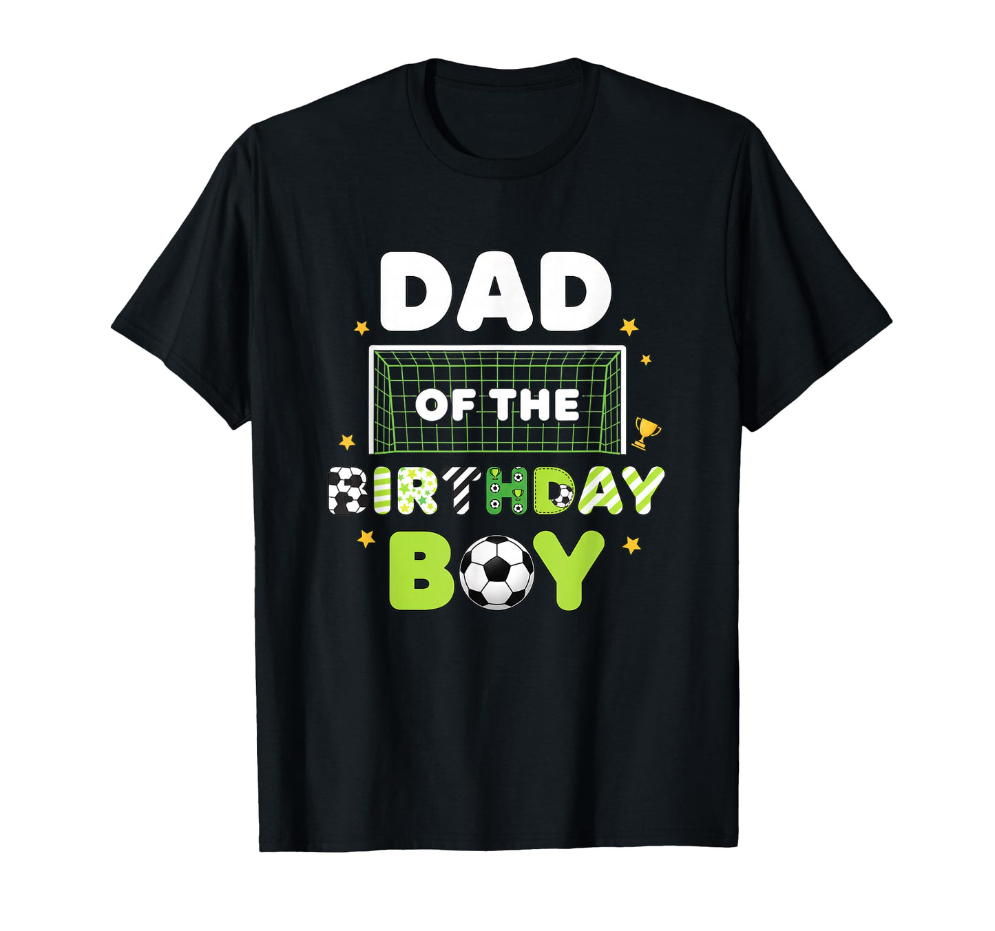 Dad Birthday Soccer Birthday Party T-Shirt - Trendy Graphic for Adults - T-Shirt, Sweatshirt, Hoodie