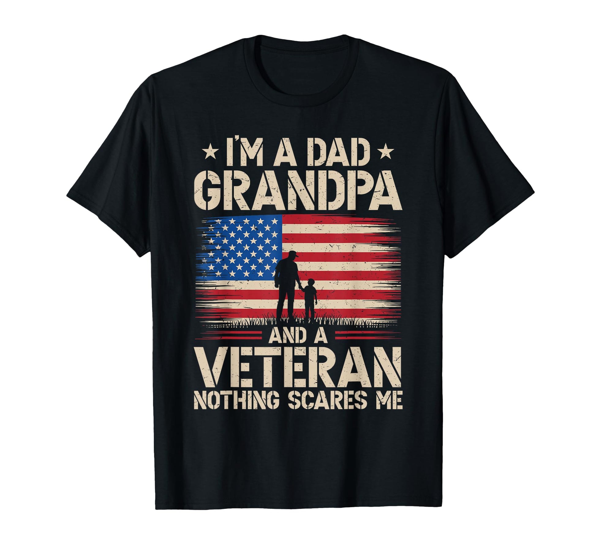 Im Dad Grandpa And Veteran Fathers Day T-Shirt - Aesthetic Graphic Unisex - T-Shirt, Sweatshirt, Hoodie