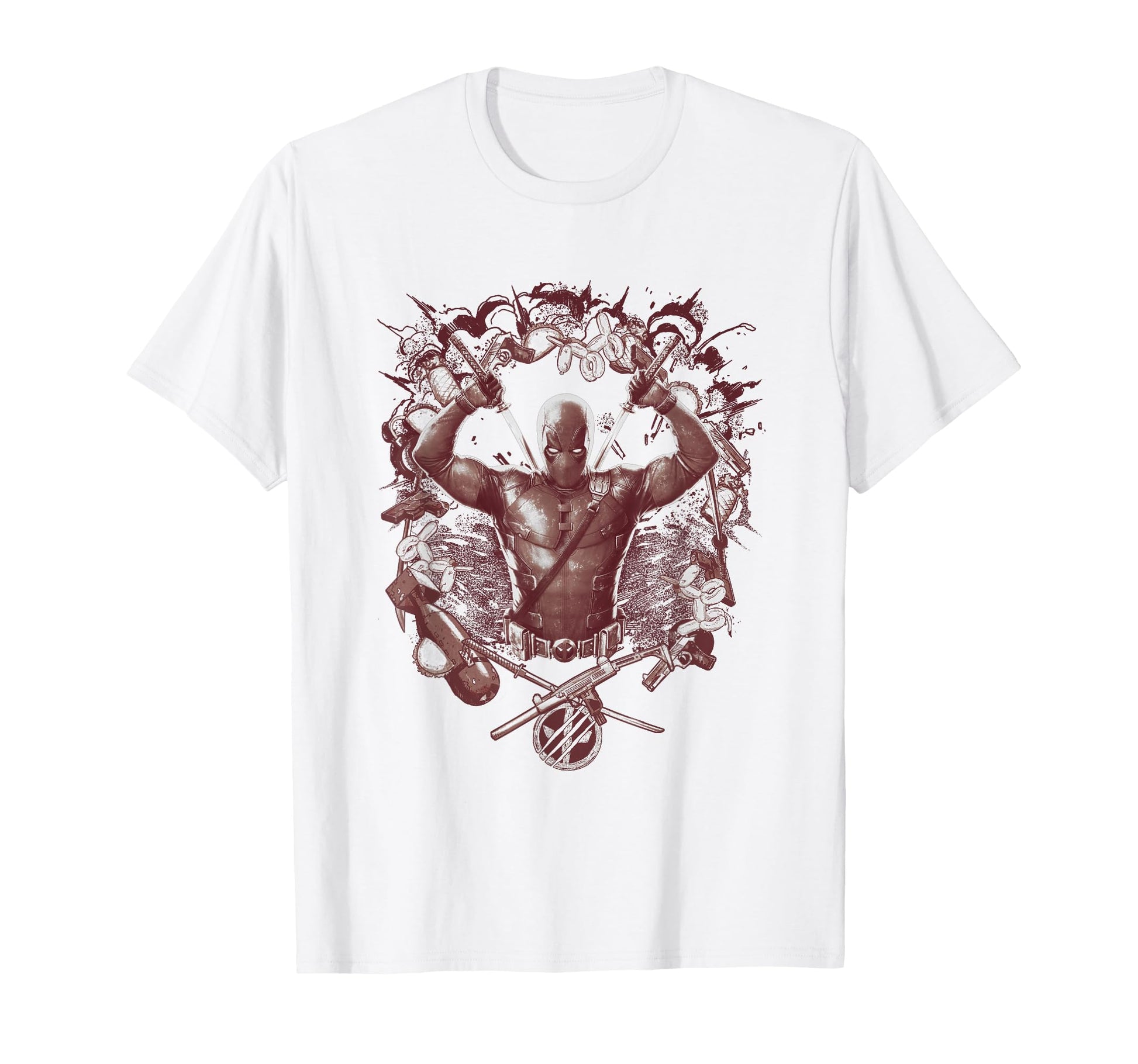 Marvel Deadpool Wolverine Faded T-Shirt - Casual Everyday Wear Men Women - T-Shirt, Sweatshirt, Hoodie
