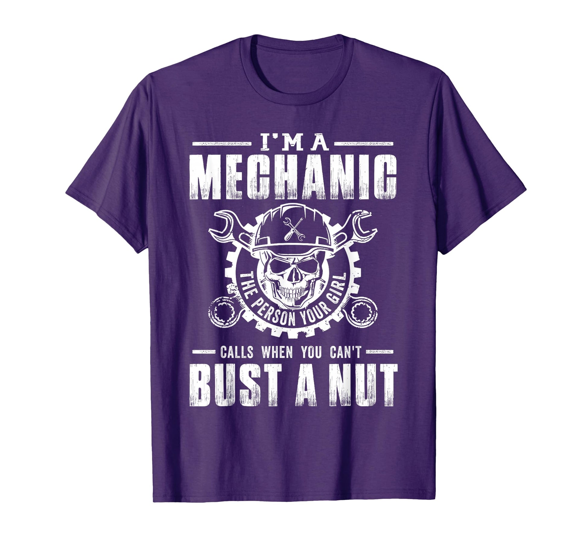 Mechanic Im Mechanic Person Your Bust T-Shirt - Minimalist Print Men Women - T-Shirt, Sweatshirt, Hoodie