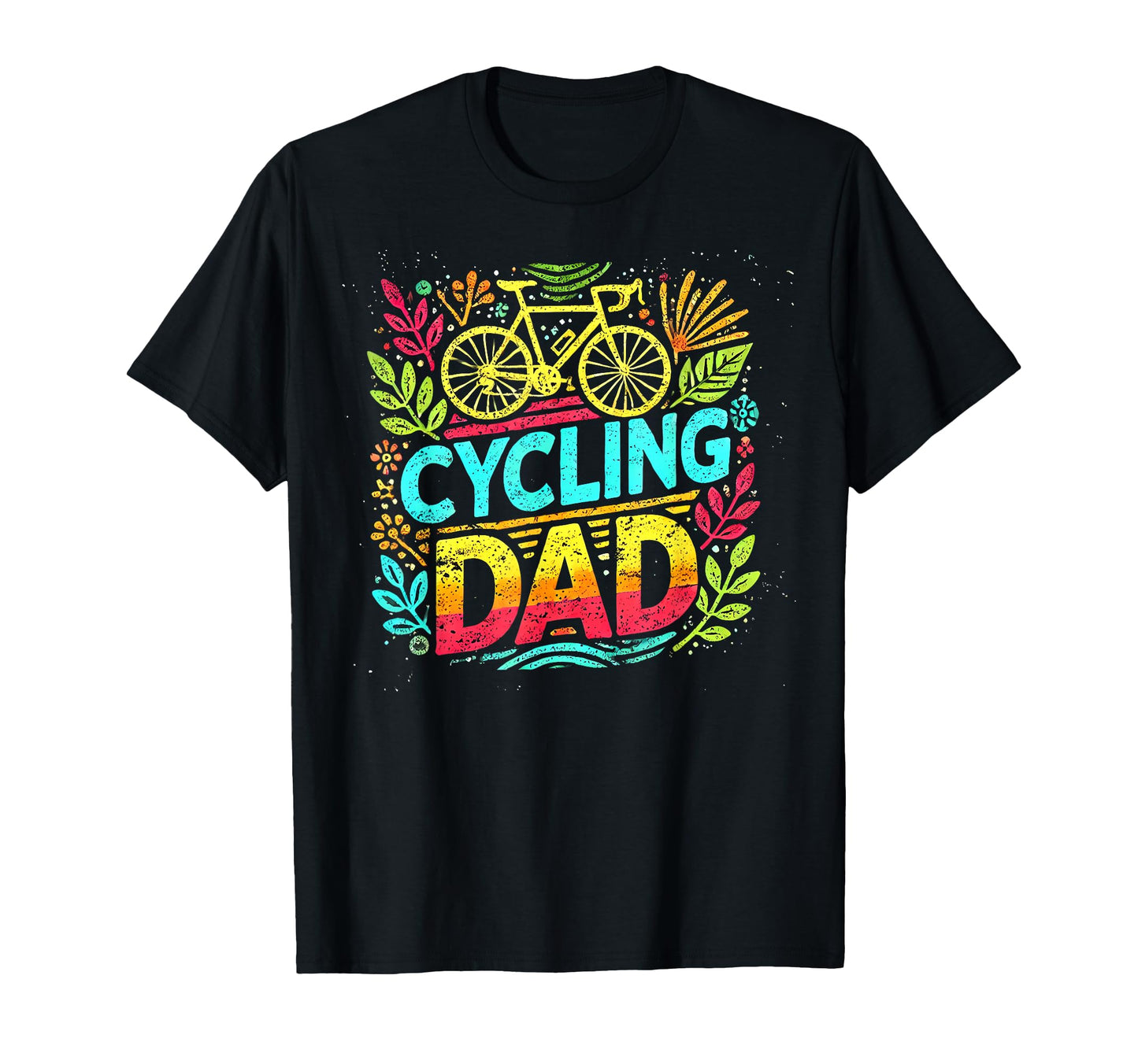 Cycling Dad Father Loves Riding Bicycle T-Shirt - Aesthetic Graphic Unisex - T-Shirt, Sweatshirt, Hoodie