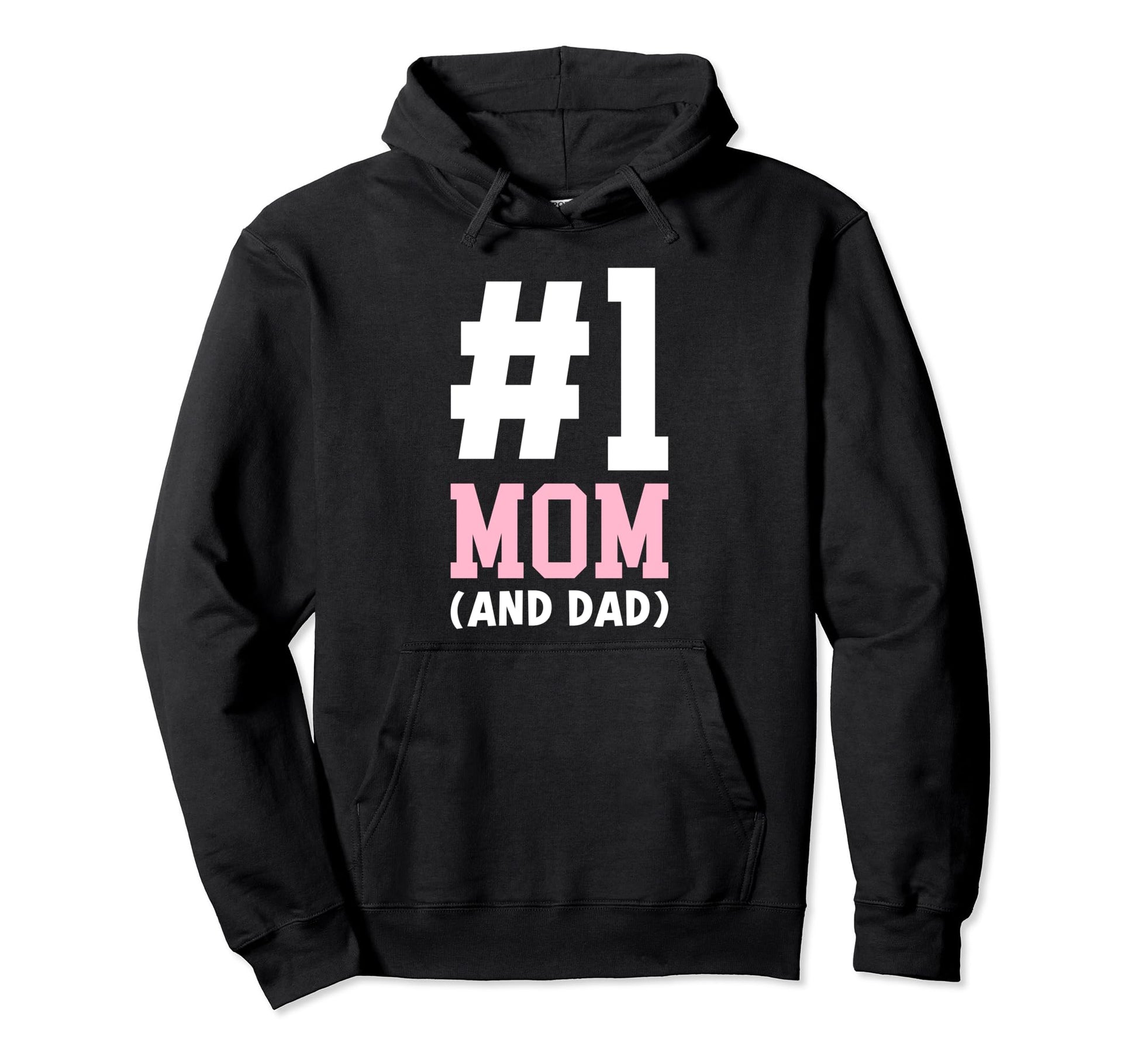 1 Mom Dad Single Parent Single Hoodie - Fun Novelty Design Men Women - T-Shirt, Sweatshirt, Hoodie