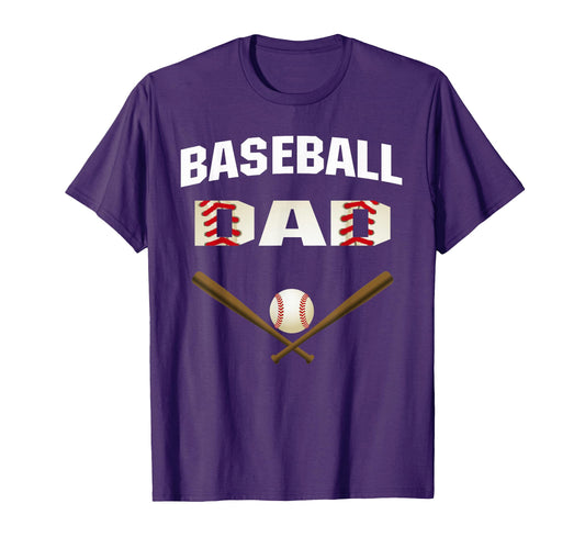 Baseball Dad Best Gift Fathers T-Shirt - Minimalist Print Unisex - T-Shirt, Sweatshirt, Hoodie
