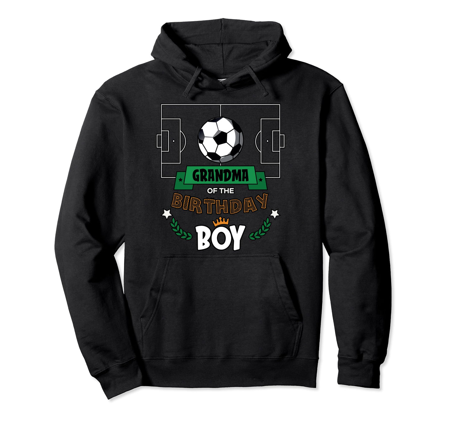 Grandma Birthday Soccer Theme Matching Hoodie - Novelty Apparel Unisex - T-Shirt, Sweatshirt, Hoodie