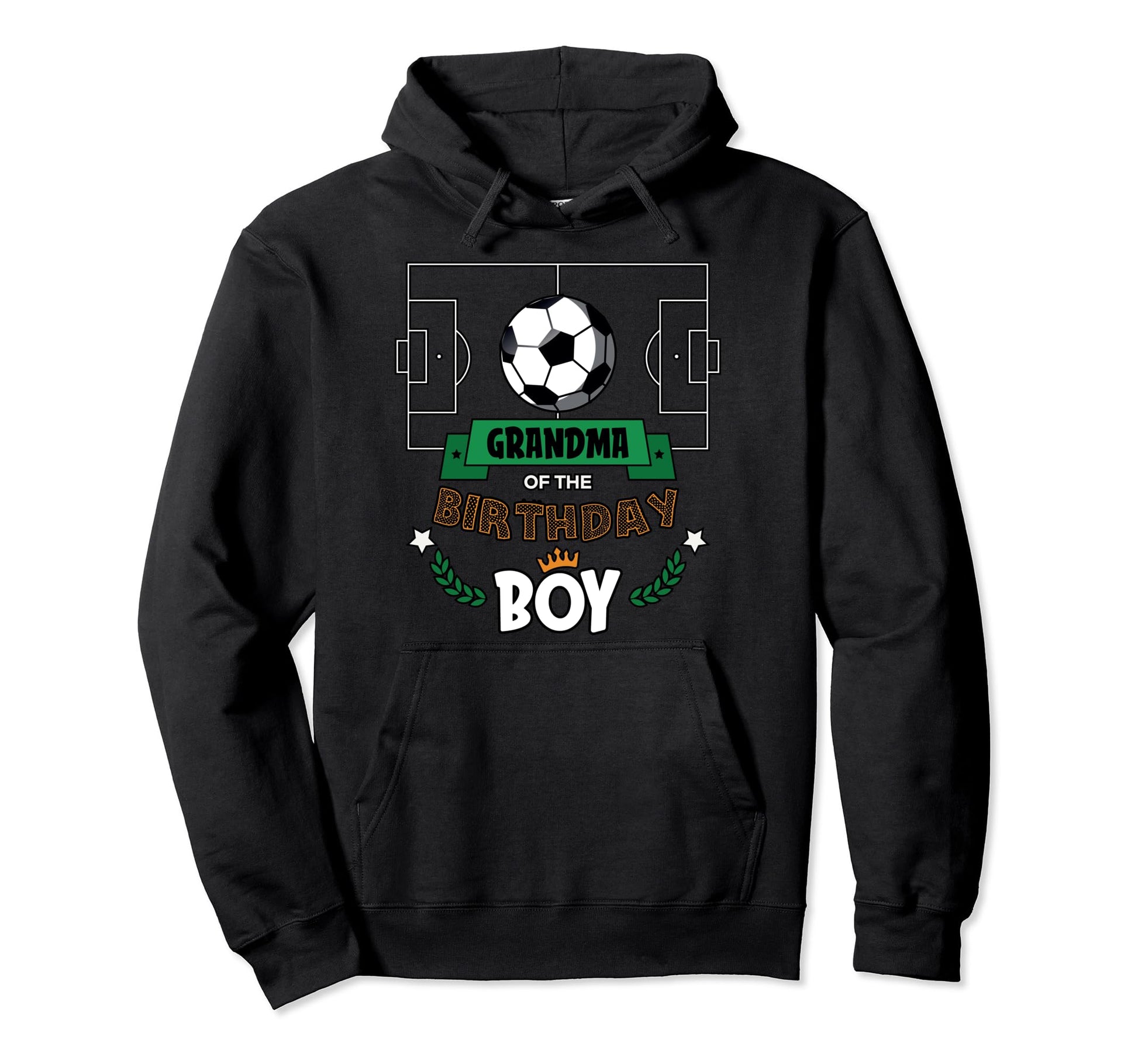 Grandma Birthday Soccer Theme Matching Hoodie - Novelty Apparel Unisex - T-Shirt, Sweatshirt, Hoodie