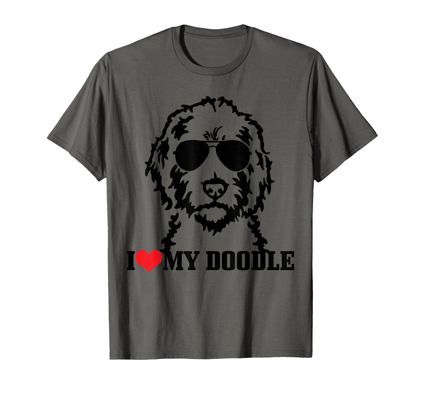 Goldendoodle I Love My Doodle T-Shirt - Novelty Apparel for Adults - T-Shirt, Sweatshirt, Hoodie