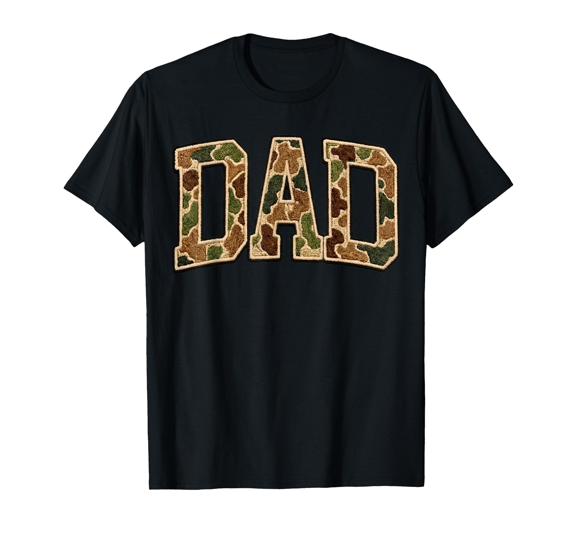 Camo Dad Hunting Hunter Outdoor Deer T-Shirt - Minimalist Print Men Women - T-Shirt, Sweatshirt, Hoodie