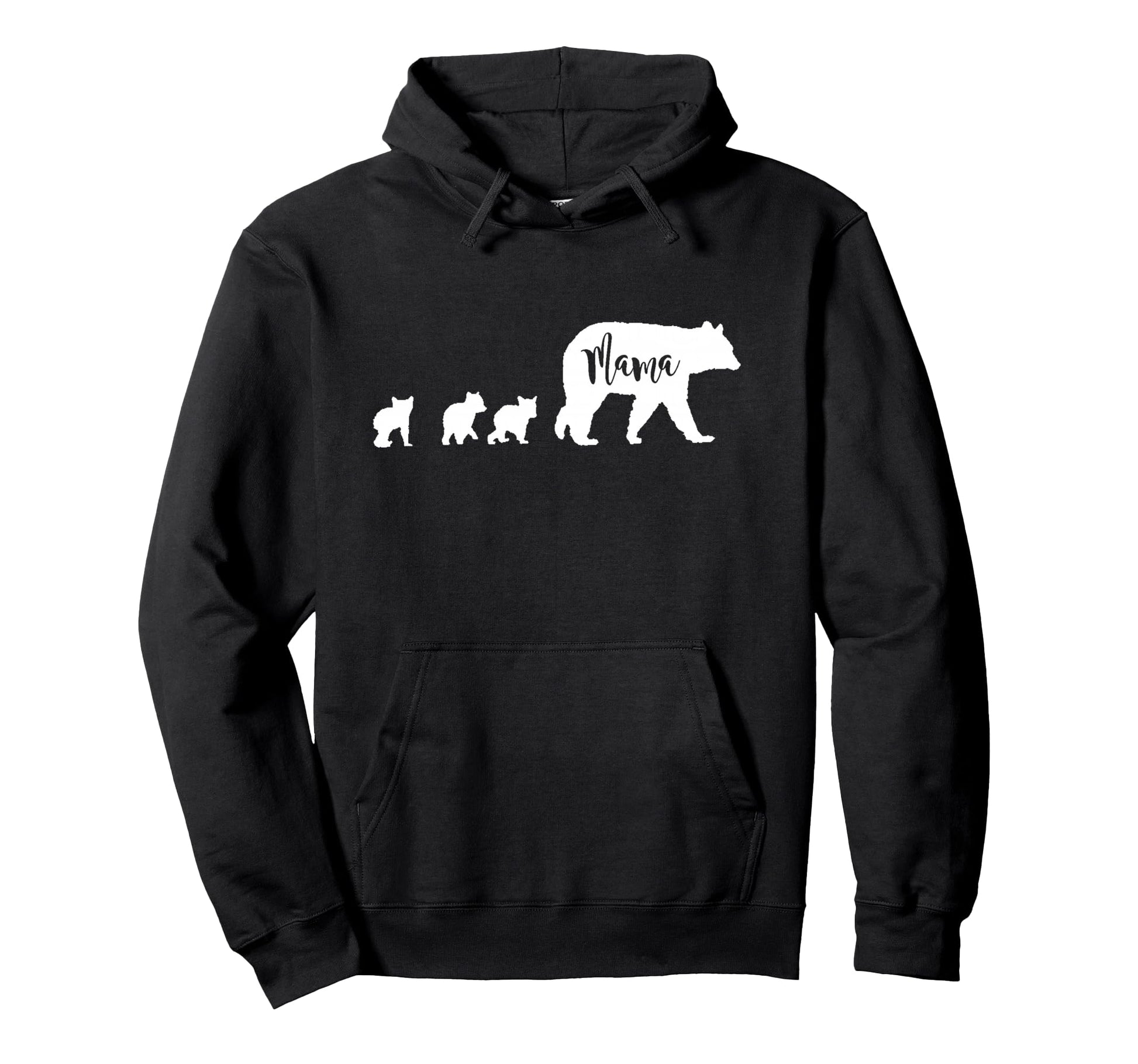 Mama Bear 3 Three Cubs Mom Mother Fun Gift Hoodie - Custom Art Print Unisex - T-Shirt, Sweatshirt, Hoodie